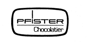 PFISTER CHOCOLATIER logo