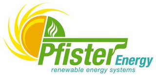 PFISTER ENERGY RENEWABLE ENERGY SYSTEMS logo