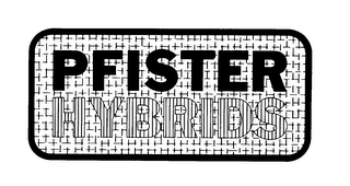PFISTER HYBRIDS logo