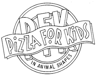 PFK PIZZA FOR KIDS IN ANIMAL SHAPES logo