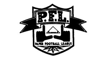P.F.L. PAPER FOOTBALL LEAGUE logo