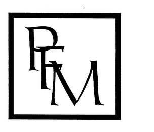 PFM logo