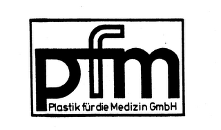 PFM PLASTIK FUR DIE MEDIZIN GMBH logo
