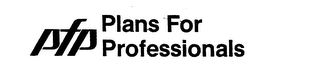 PFP PLANS FOR PROFESSIONALS logo