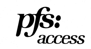 PFS: ACCESS logo