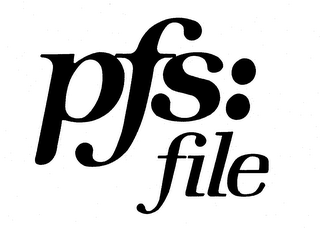 PFS: FILE logo