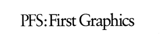 PFS: FIRST GRAPHICS logo