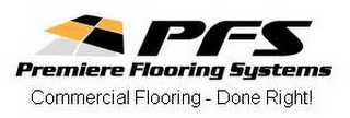 PFS PREMIERE FLOORING SYSTEMS COMMERCIAL FLOORING - DONE RIGHT! logo