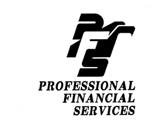 PFS PROFESSIONAL FINANCIAL SERVICES logo