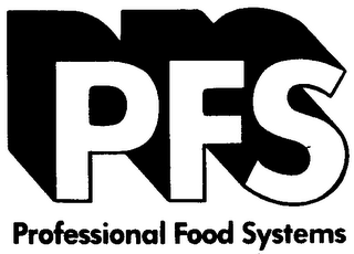 PFS PROFESSIONAL FOOD SYSTEMS logo