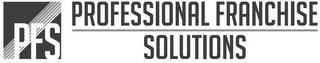 PFS PROFESSIONAL FRANCHISE SOLUTIONS logo