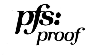PFS: PROOF logo