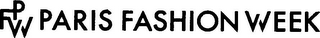 PFW PARIS FASHION WEEK logo