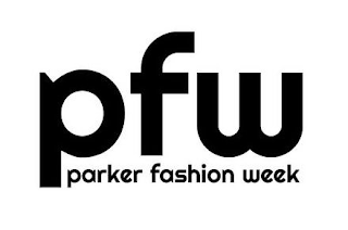 PFW PARKER FASHION WEEK logo
