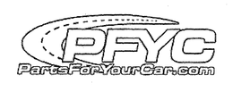 PFYC PARTSFORYOURCAR.COM logo