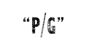 "P/G" logo