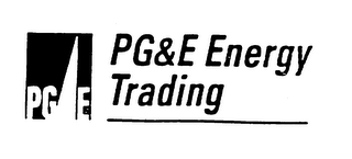 PG E PG&E ENERGY TRADING logo