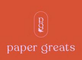 PG PAPER GREATS logo