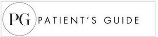 PG PATIENT'S GUIDE logo