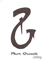 PG PHOR GROATH CLOTHING logo