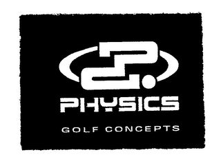 PG PHYSICS GOLF CONCEPTS logo