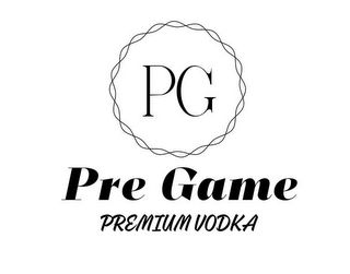 PG PRE GAME PREMIUM VODKA logo