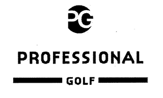 PG PROFESSIONAL GOLF logo