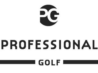 PG PROFESSIONAL GOLF logo