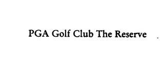 PGA GOLF CLUB THE RESERVE logo