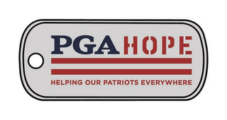 PGA HOPE HELPING OUR PATRIOTS EVERYWHERE logo