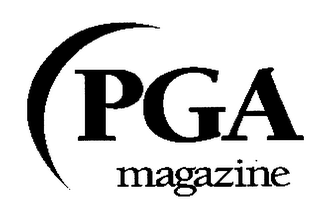 PGA MAGAZINE logo