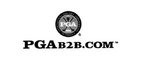 PGA PGAB2B.COM PROFESSIONAL GOLFERS ASSOCIATION OF AMERICA logo