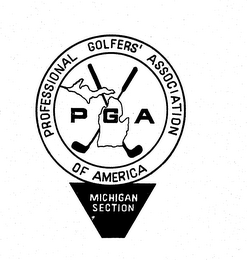 PGA PROFESSIONAL GOLFERS' ASSOCIATION OFAMERICA MICHIGAN SECTION logo