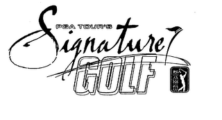 PGA TOUR'S SIGNATURE GOLF PGA TOUR logo