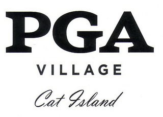 PGA VILLAGE CAT ISLAND logo