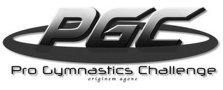 PGC PRO GYMNASTICS CHALLENGE ORIGINEM AGONE logo