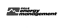 PG&E ENERGY MANAGEMENT logo
