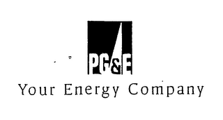 PG&E YOUR ENERGY COMPANY logo