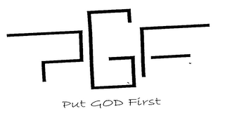 PGF PUT GOD FIRST logo