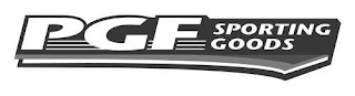 PGF SPORTING GOODS logo