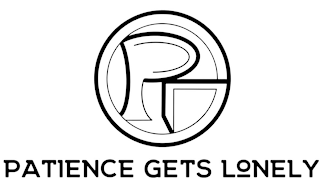 PGL PATIENCE GETS LONELY logo