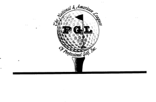 PGL THE NATIONAL & AMERICAN LEAGUES OF PROFESSIONAL GOLF, INC. logo