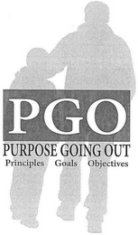 PGO PURPOSE GOING OUT PRINCIPLES GOALS OBJECTIVES logo