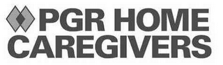 PGR HOME CAREGIVERS logo
