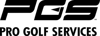 PGS PRO GOLF SERVICES logo