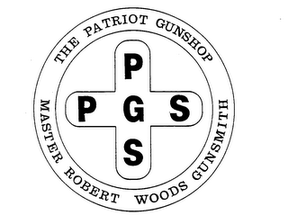 PGS THE PATRIOT GUNSHOP MASTER ROBERT WOODS GUNSMITH logo