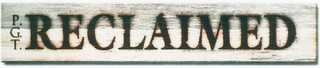 P.G.T. RECLAIMED logo