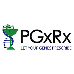 PGXRX LET YOUR GENES PRESCRIBE logo