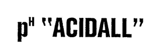 PH "ACIDALL" logo