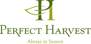 PH PERFECT HARVEST ALWAYS IN SEASON logo